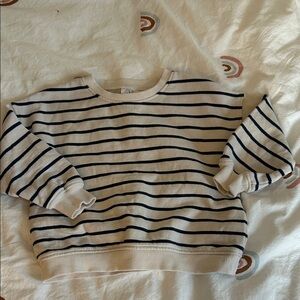 Zara baby Navy and white Striped Sweater